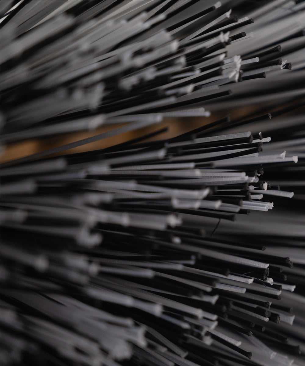 Traditional Wooden Yard Broom With Handle - Stiff